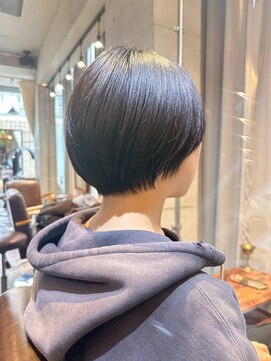 ムード(MOOD,) 暗めカラー/グランマッシュ[レイヤーカット/髪質改善/銀座]