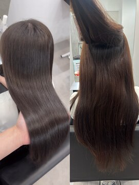 コア 梅田(Core) 髪質改善 艶髪 愛され 韓国風 前髪カット 小顔 梅田