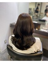 エクファ ヘア リゾート 大津 瀬田店(ex-fa hair resort)&nbsp;黒髪カタログ/クラゲヘアー/オリーブグレー/大津/瀬田