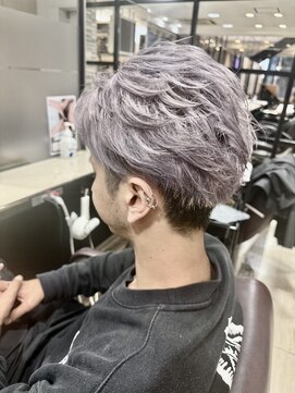 ダブルカラー・ハイトーンカラー・ブリーチ・シルバーホワイト