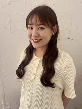 カウチ 板橋本町店(kauti) ツヤ感ブラウン×カワイイ顔周りカット