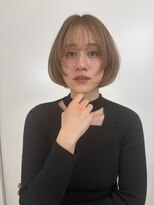 サンバレー(SUNVALLEY) 面長さんに似合うハイトーンボブ