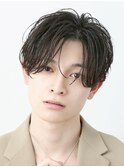 ミディアムセンターパートニュアンスパーマ