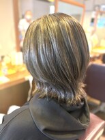 ヘアーアンドビュー ティーリタ 蕨(RITA) 白髪ぼかしハイライト+レイヤーカット