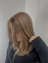 エルベ 千波店(elve)&nbsp;ローライト×ブリーチカラー