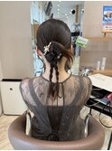 カチモリ／ヘアアレンジ/編み下ろし