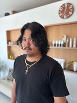ティーズヘアー(T's HAIR)&nbsp;ボブウルフパーマスタイル