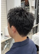 アミーゴ(AMIGO) ピンパーマ×スパイキーショート