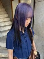 リアン(Lien) 透明感ダブルカラー/パープル/グラデーション/ロング
