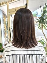 アトリーチェ 六科店(ATTRICE)&nbsp;艶感ダークブラウン×ナチュラルミディアムレイヤー