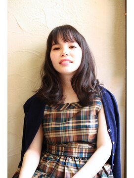 トヌコア ルア 下北沢店(TONUKOA RUA) 【TonukoaRua】アッシュグレージュな大人ミディウェーブ