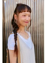 まえがみ美容室 デザインカラーとヘアアレンジ