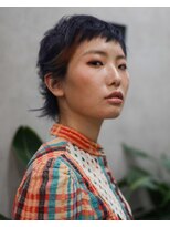 ニコヘアー(niko hair) ベリーショートウルフ×ポイントカラー