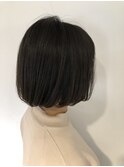 20代30代に大人気シルエット☆ツヤ感のナチュラルボブ♪青山原宿