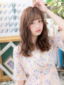 カバーヘア イヴ 戸頭店(COVER HAIR EVE) 大人かわいいくせ毛風カール＆斜めバングb戸頭20代30代40代