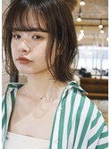 耳掛けニュアンスボブ