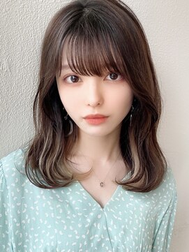 シルクレイ 吉祥寺店(Silk-lei) 小顔ワンカールセミディインナーカラー20代30代/Silk-lei吉祥寺