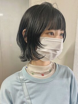 個性的 毛先ワンカール ショートウルフ ウルフレイヤー L アイコン 博多 Icon のヘアカタログ ホットペッパービューティー