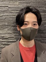 ヒロギンザ 恵比寿店(HIRO GINZA) ツーブロックビジネスショートフェードパーマコンマヘア