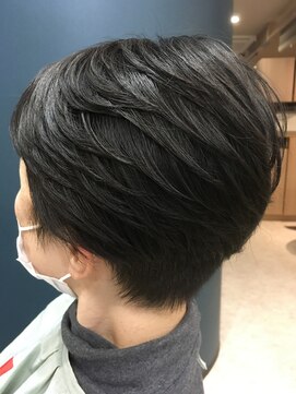 ヘアサロンアンドヘアメイクディー(hair salon hair make D) 仙台D ミセス 必見!絶壁解消 後頭部強調 ショートレイヤーstyle