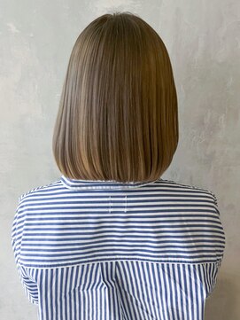 アイティー バイ アルバム 浦和店(IT by ALBUM) オリーブベージュ_アースカラーくびれヘアツートン_ba378281