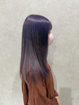 イト(ito) ブルーパープルグレーヘアカラー～糸ito～HIRO