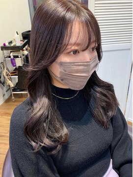 シエルバイアフロート(ciel by afloat) 〇ヨシンモリ ラベンダー グレージュ 透明感カラー 韓国ヘア