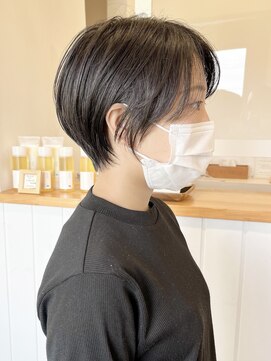 ミュール(mule) 黒髪抜け感ショート