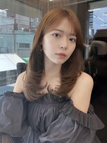 フォンズ(FONS)&nbsp;表参道学割U24 ワンカールナチュラル韓国ヘアチョコレートカラー