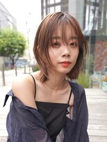 ニコ トウキョウ ヨコハマ(nico)&nbsp;ミディアムレイヤーカットボブウルフ/10代20代/インナーカラー