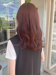 レッド・オレンジカラー/赤髪/暖色カラー