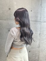 ロンド レア 天神大名店(Lond Le’a)&nbsp;ダブルカラー透明感カラーラベンダー暗髪グレージュ韓国ブルベ