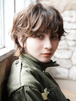 カライングドゥ(ing deux) 大人可愛い20代30代40代黒髪前下がりショートボブ丸みショート◎