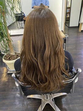 美容室 フォーリア Foglia 【Foglia坪来】ブリーチなし大人可愛いミルクティーグレージュ