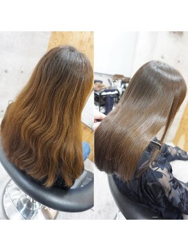 ヘアテリア リュウ 大塚(hair teria ryu) 縮毛矯正/髪質改善/艶髪ストレート/艶カラー