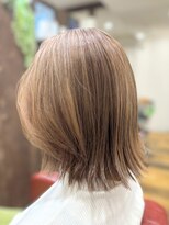 ヘアーハピネス ハート(hair happiness heArt)&nbsp;30代40代ハイライトバレイヤージュ透明感外国人風カラー
