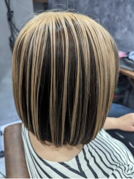 ロム ニュアンスカラー/大人ショート/大人ボブ/顎ラインボブ