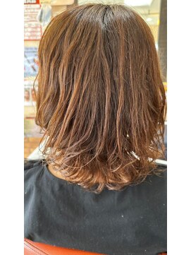 ヘアスタジオブービー パーマ×ミディ