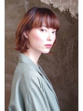 レト 新小岩(reto) ワイドバングひし形シルエットパーマ【20代30代40代】