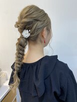 アイズクリーム(I's CREAM)&nbsp;あみ編みヘアアレンジ！