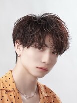 オーシャントーキョー(OCEAN TOKYO)&nbsp;メンズパーマツイスパ波巻きスパイラルマッシュセンターパート