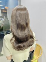 ヘアー アイス 御器所本店(HAIR ICI) 大人可愛い大人美人くすみカラーアッシュグレーベージュ