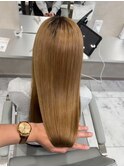 縮毛矯正髪質改善ハイライトレイヤーカット枚方美容室エクステ