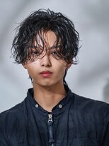 オーシャントーキョー(OCEAN TOKYO) 【波巻きパーマ】センターパート大人の色気ヘア