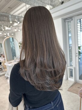 レミエ ダイカンヤマ(lemiie) 後ろ姿も美しいレイヤーカット★ワンカールレイヤー★ロング