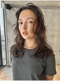 クラゲヘアー/小顔に見せるヘア/ココアベージュ/銀座
