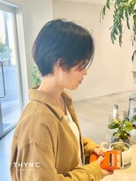 シンク(THYN°C)&nbsp;ハンサムショート/おしゃれショート/黒髪/20代/30代/40代/50代