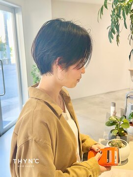 シンク(THYN°C) ハンサムショート/おしゃれショート/黒髪/20代/30代/40代/50代