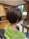 すっきり丸みショート♪/20代/30代/40代
