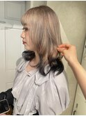 【立川cres小山】エンドカラー　ベージュ